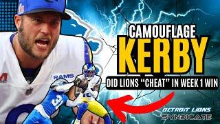 Detroit Lions Accused of CHEATING by “Blending In” with the field in Week 1 WIN!