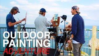 How to paint  LANDSCAPES OUTDOORS - An EPIC En Plein Air ADVENTURE