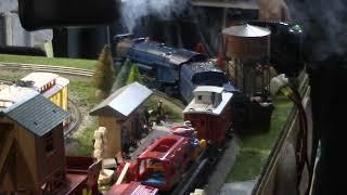 Steam diesel and electric railroad museum circus train 2021