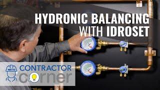 How to Balance a Hydronic System with iDROSET