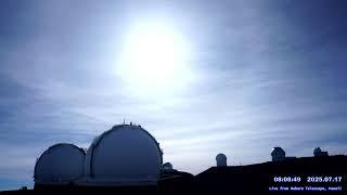 Meteor shower  LIVE and Maunakea Eastern View from NAOJ Subaru Telescope, Hawai'i