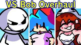 Friday Night Funkin' VS Bob Overhaul Canceled Build + Cutscenes | Ron & Little man (FNF Mod) (BF/GF)