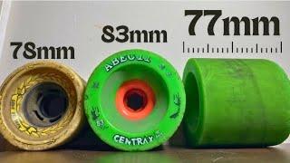 Can longboard wheels be TOO BIG?