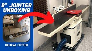 8" Jointer Unboxing - Helical Cutter head (Shop Fox W1858)