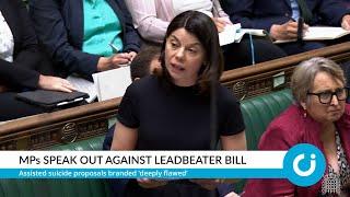 MPs speak out against Leadbeater Bill