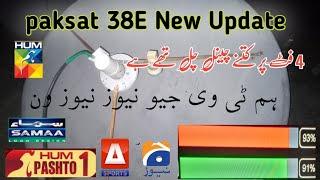 Paksat1R + paksat mm1 New Latest Channel List Dish Size 4.1 | paksat 38E New Latest Update