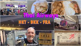 2025 Thai Airways #phuket  - #bangkok  - #frankfurt   vom Check In bis Frankfurt Gepäckausgabe