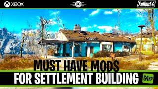 FALLOUT 4 | MUST HAVE MODS FOR SETTLEMENT BUILDING