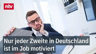 Nur jeder Zweite in Deutschland ist im Job motiviert - Unterschiede bei Generationen | ntv