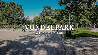 Vondelpark Biking Tour | Cycling in Amsterdam's Best Park [4K]