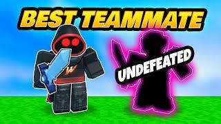 I had the BEST teammate in BedWars