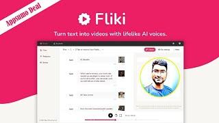 Fliki Review:Turn Text into Videos with Stunning AI Voices | Appsumo Lifetime Deal