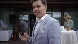 Интервью с гостями на фуршете. Ведущий Тимофей Арапов