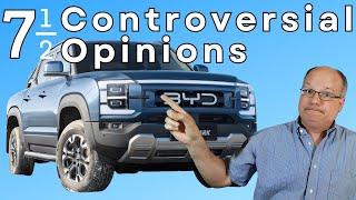 7 (and a half) Controversial Auto Industry Opinions That May Get Me Cancelled