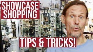 HOW TO SHOP ANTIQUE & VINTAGE SHOWCASES | RESELLER TIPS & TRICKS