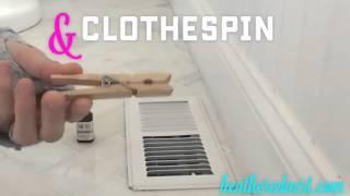 10 second, all natural DIY Air Freshener with a clothespin!