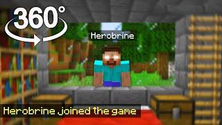 You're Steve but Herobrine Joins Your Game....