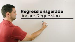 Regressionsgeraden, lineare Regression, Statistik | Mathe by Daniel Jung