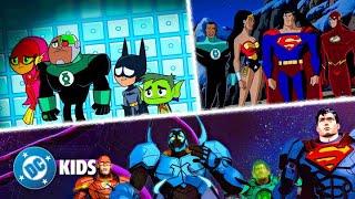 Best JUSTICE LEAGUE Moments! | Teen Titans Go! & More | @dckids