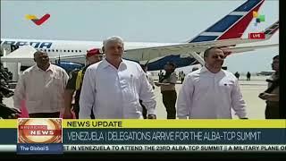 Cuban President Miguel Diaz-Canel arrives in Venezuela