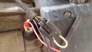 How to test a cars reverse light switch without any tools or a meter - EASY