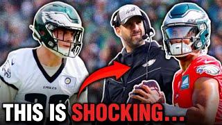 Eagles SURPRISE Rookie STEALING Starting Job?! + Nick Sirianni FIRES BACK At Jalen Hurts Critics!