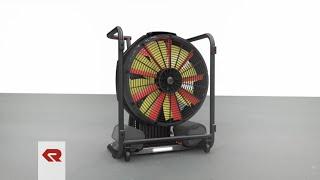 Battery-powered high-performance fan from Rosenbauer