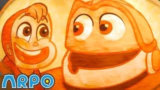 Night of the Living Pumpkin! | BEST OF ARPO HALLOWEEN! | Funny Robot Cartoons for Kids!