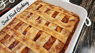 How to make Peach Cobbler - The BEST Peach Cobbler Recipe - #SoulFood