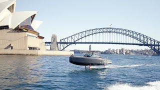 All eyes were on the electric hydrofoil Candela at the 2024 Sydney Boat Show