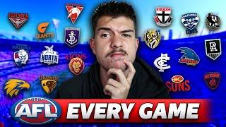 Predicting EVERY 2024 AFL Game!!