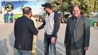 Shahid Afridi visits Frank Khalid Modern Petrol Station.