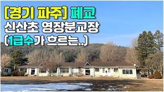 [경기 파주] 1급수가 흐르는 신산초 영장분교장(캠핑장으로 좋을) #폐교캠핑장 #closedschool #廢校