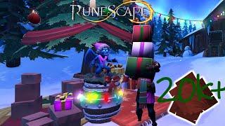 Loot From 20k Wrapping Paper! 100 Presents From The Runescape 3 Christmas Event - Can I Get Lucky?