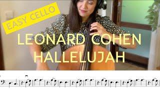 Play With Me - Hallelujah by L. Cohen(cello sheet music)