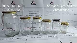 300gm Pickle Glass Jar Abroach Exim Pvt Ltd