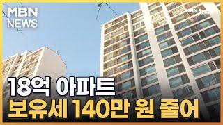 18억 아파트 보유세 140만 원 줄어…지역가입자 건보료 감소 [MBN 뉴스7]