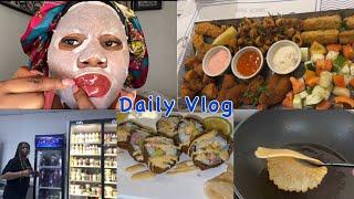 Days in my life  - Living alone in Lagos Nigeria, trying sushi for the first time | chilled vlog