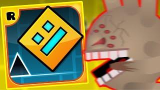 Queen grumble rage at geometry dash! | Doors funny animation