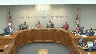 Pasco County School Board Meeting- October 15, 2024