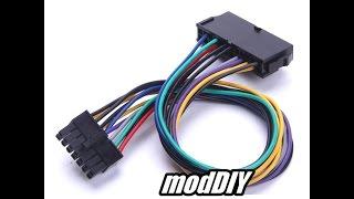 14 Pin Power supply. 24 pin power supply in a 14 pin.  IBM Lenovo PSU Power 24-Pin to 14-Pin Cable.