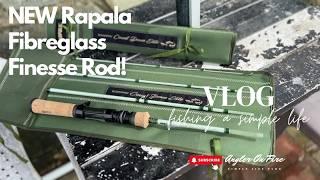 Vlog 36: Fishing A Fibreglass Finesse Rod @ D'Best Pond! NEW Rapala Count Down Elite 5' 4-Piece Rod!