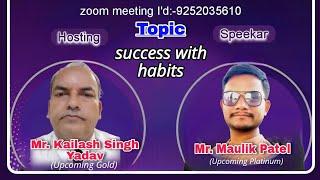 success with habits Traning By Maulik Patel sir