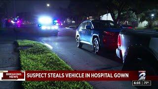 Hospital patient accused of stealing Uber driver’s SUV and leading police on chase in southwest ...