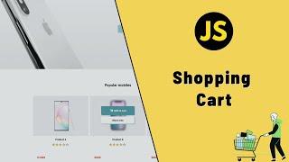Javascript project: Shopping cart tutorial [ For Beginners ]