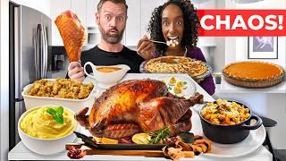 Brits ATTEMPT Thanksgiving Dinner and THIS Happened!