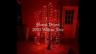 Home Depot 2023 Halloween Willow Tree