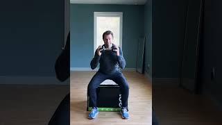 Single Dumbbell Sit to Stand