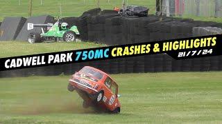 Cadwell Park Crashes/Highlights, 750MC, 21/7/24