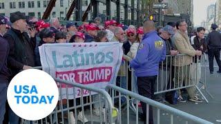 Latino community react to 'foul' joke about Puerto Rico at Trump rally | USA TODAY